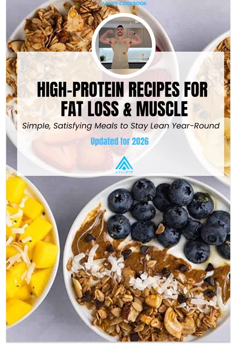 ATAIFIT high-protein cookbook cover